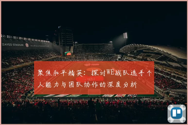 聚焦和平精英：探讨WE战队选手个人能力与团队协作的深度分析